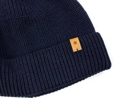 Huttelihut navy beanie uld